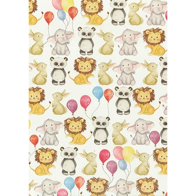 Hârtie de decoupage Tassotti - animale partizane
