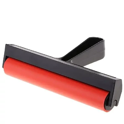 Rolă pentru cerneală de linoleum - 20 cm, cauciuc