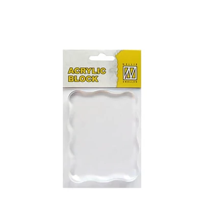 Foaie de plastic pentru imprimare - 7x9 cm, ondulată