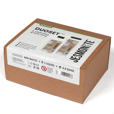 Jesmonite BOX DUOSET AC100 sistem rășină acrilică - 500 ml lichid + 1250 g pulbere minerală