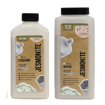 Jesmonite BOX DUOSET AC100 sistem rășină acrilică - 500 ml lichid + 1250 g pulbere minerală