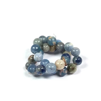 Perle din minerale - Sodalit, 6 mm, 1 șir, 7"