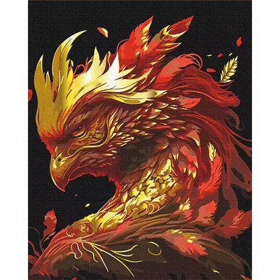 Pictură pe numere, pe pânză întinsă, 40x50 cm - Phoenix