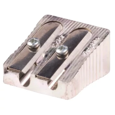 Ascuțitor Bruynzeel Design, metal, cu două găuri, cuțit de rezervă
