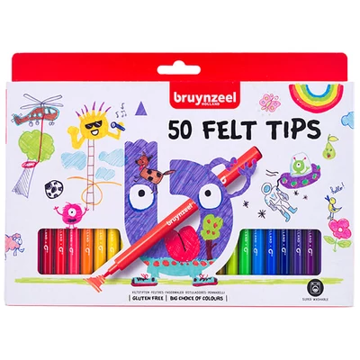 Bruynzeel carioci în set - 50 buc