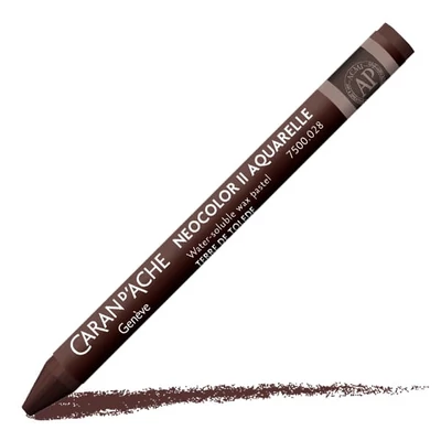 Cretă acuarelă Caran d'Ache Neocolor II - 028, toledo brown