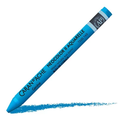 Cretă acuarelă Caran d'Ache Neocolor II - 160, cobalt blue