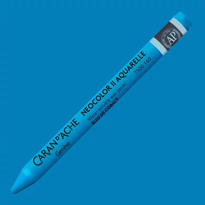 Cretă acuarelă Caran d'Ache Neocolor II - 160, cobalt blue
