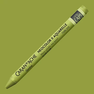 Cretă acuarelă Caran d'Ache Neocolor II - 245, light olive