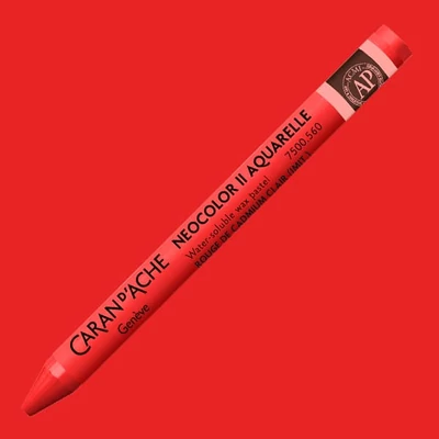Cretă acuarelă Caran d'Ache Neocolor II - 560, light cadmium red