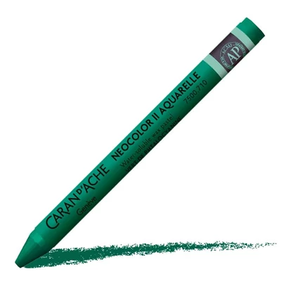 Cretă acuarelă Caran d'Ache Neocolor II - 710, phtalocyanine green