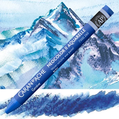 Crete acuarelă Caran d'Ache Neocolor II - în diverse culori