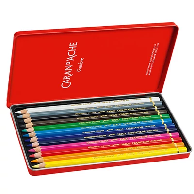 Set creioane colorate Caran d'Ache Pablo - 12 buc