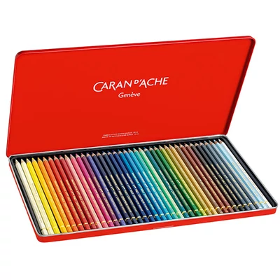 Set creioane colorate Caran d'Ache Pablo - 40 buc