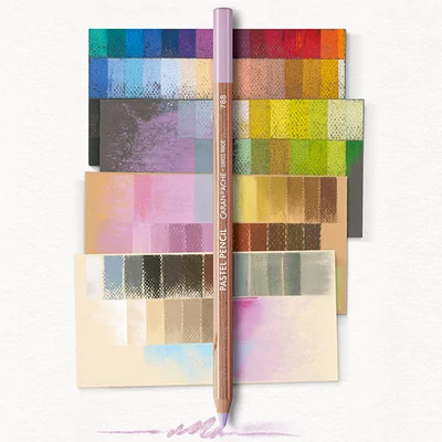 Set creioane pastel extra fine Caran d'Ache - 76+2 buc