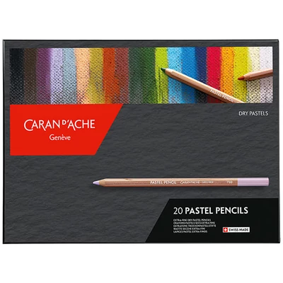 Set creioane pastel extra fine Caran d'Ache - 20 buc