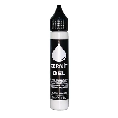 Gel Cernit, Plastilină lichidă lichida, 30 ml - alb