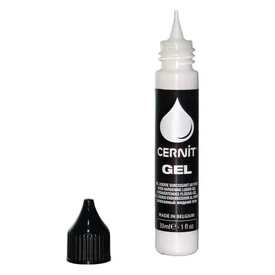 Gel Cernit, Plastilină lichidă lichida, 30 ml - alb