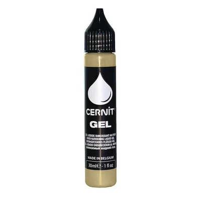 Gel Cernit, plastilină lichidă, 30 ml - auriu