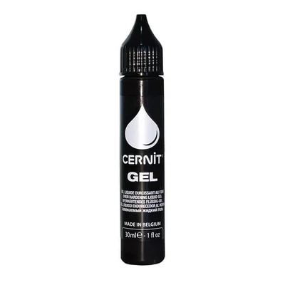 Gel Cernit, Plastilină lichidă lichida, 30 ml - negru