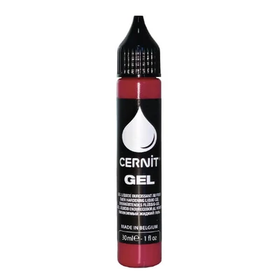 Gel Cernit, Plastilină lichidă lichida, 30 ml - rosu