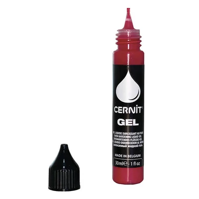 Gel Cernit, Plastilină lichidă lichida, 30 ml - rosu