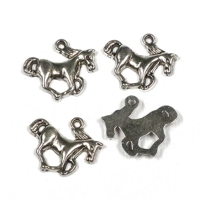 Charm, ornament metalic, 4 buc - cal