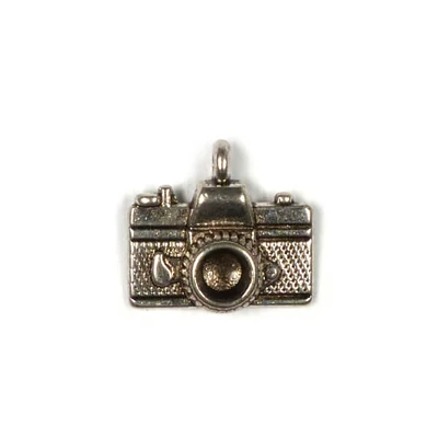 Charm, ornament metalic, 4 buc - camera, 3D