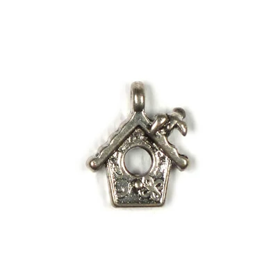 Ornament metalic Charm, 4 buc - casuta pentru pasari