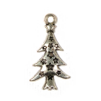 Ornament metalic Charm, 3 buc - brad