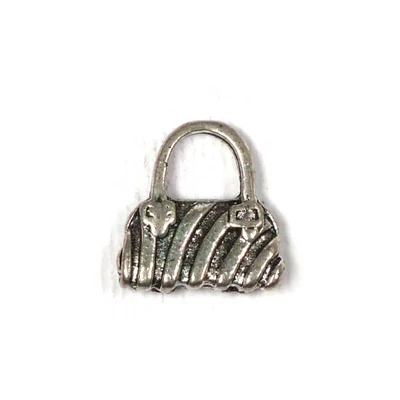 Charm, ornament metalic, 3 buc - reticul, 3d