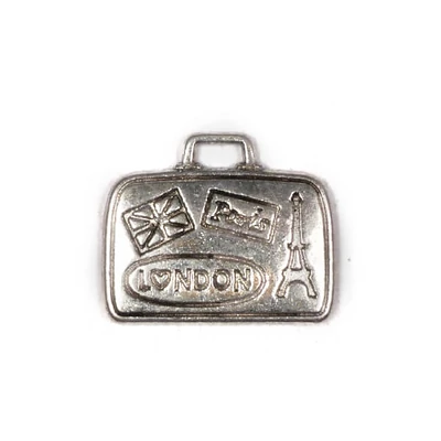 Ornament metalic Charm, 3 buc - Paris, Londra, 3D