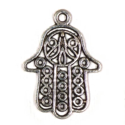 Charm, ornament metalic, 3 buc - Mâna lui Fatima
