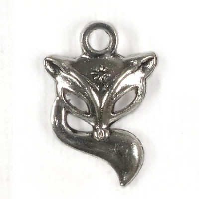 Ornament metalic Charm, 3 buc - vulpe, 3D