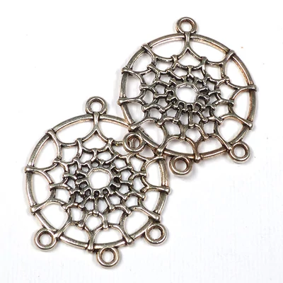 Charm, ornament metalic, 2 buc - prinzătoare de vise
