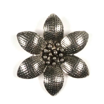 Charm, ornament metalic, 1 buc - floare
