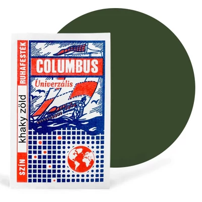 Vopsea textil Columbus, vopsea haine - verde kaki