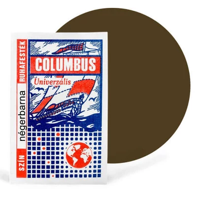 Vopsea textil Columbus, vopsea haine -  cafeniu închis