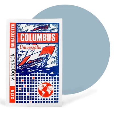 Vopsea textil Columbus, vopsea haine- albastru deschis