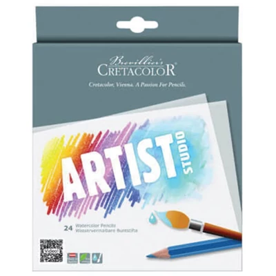 Set creioane acuarelă Cretacolor Artist Studio - 24 buc