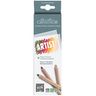 Set creioane pastel Cretacolor Artist Studio, 8 buc. , Studii de figuri
