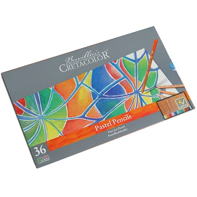 Set creioane pastel Cretacolor Fine Art Pastel - 36 buc, cutie metalică