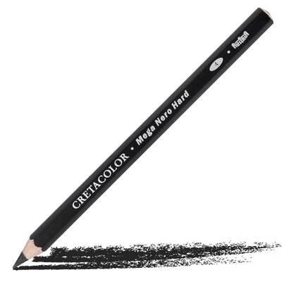 Cretacolor Mega creion - Nero, dur