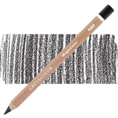 Creioane colorate Cretacolor MegaColor - 250, ivory black