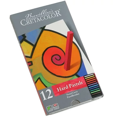 Set crete pastel Cretacolor - 12 buc, cutie metalică