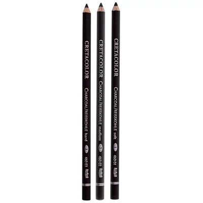 Set creioane cretacolor carbune, 3 buc
