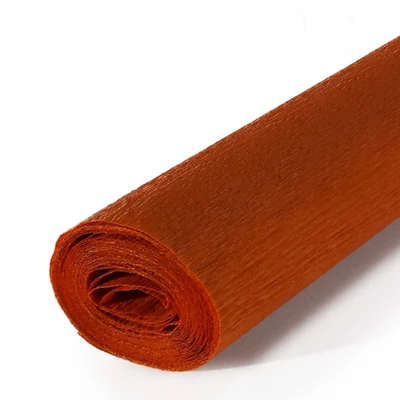 Hârtie creponată, Educational, 40 g, 50x250 cm - 241 terra di siena brown