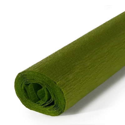 Hârtie creponată, Educational, 40 g, 50x250 cm - 264 moss green