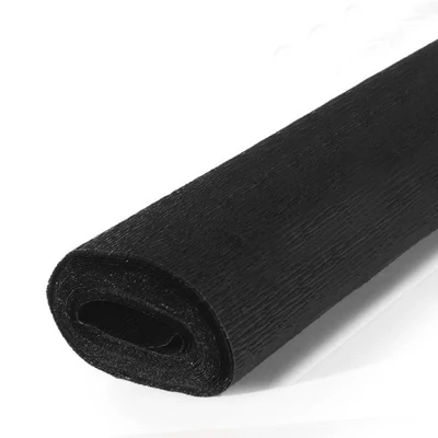 Hârtie creponată, Educational, 40 g, 50x250 cm - 340 black