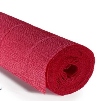 Hârtie creponată florală, 180 g, 50x250 cm - 17A6 somon închis
